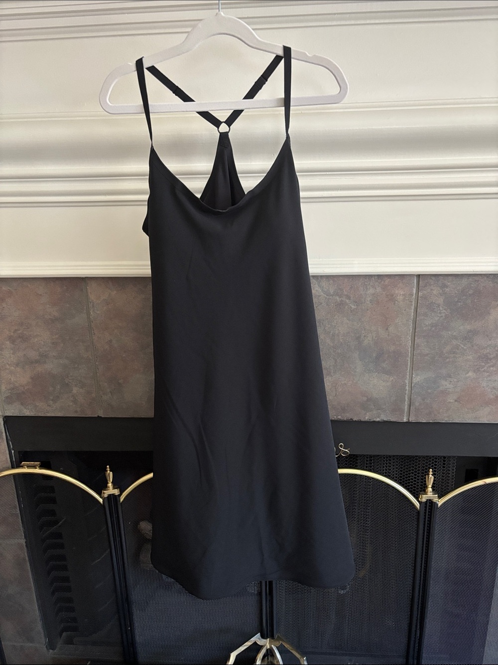 Black Strappy Tennis Dress